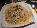 bazbo dinner - spaghetti tunafish