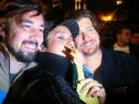 Aaron Arntz, Scheila Gonzalez & Billy Hulting in party mood - Amsterdam, way after midnight