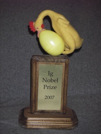 the Ig Nobel Prize 2007
