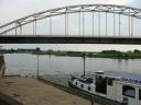 Deventer blik op de IJsselbrug - Deventer look on the IJssel river bridge