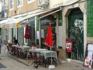 659 laatste lunch in Lissabon - Rua dos Douradores