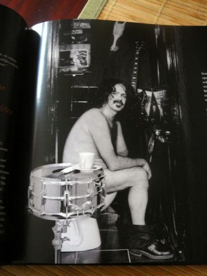 Lex pictured as his hero Frank Zappa