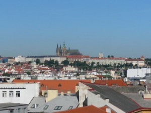 449 Uitzicht vanaf onze hotelkamer - Praagse Burcht