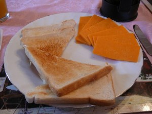 029 bazbos breakfast - toast and cheese