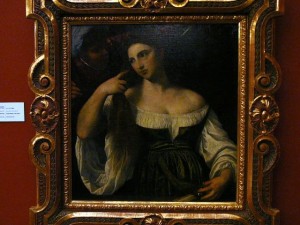 091 Praagse Burcht - Schilderijengalerij - Toilet van een jonge vrouw - door Titian