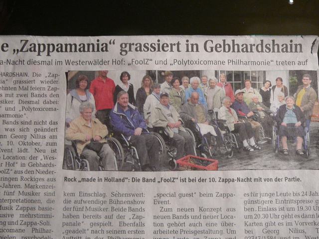 13 A strange picture in the local newspaper? Or is it a joke by Georg?