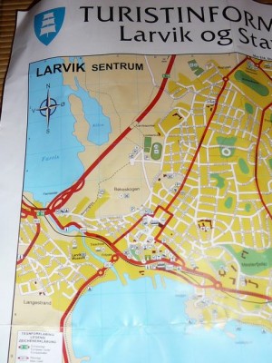 170 Larvik map