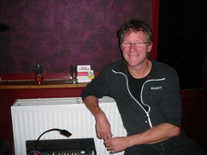 Martin as sound technician
