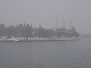 100 Skeppsholmen with af Chapman ship