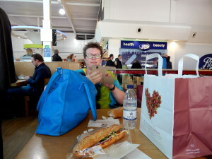 262 lunch at Luton Airport