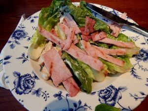 257 Ceasar's Salad with bacon and chicken