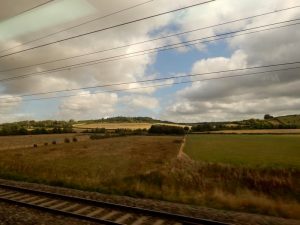 953 in de trein van Oxford naar London Paddington